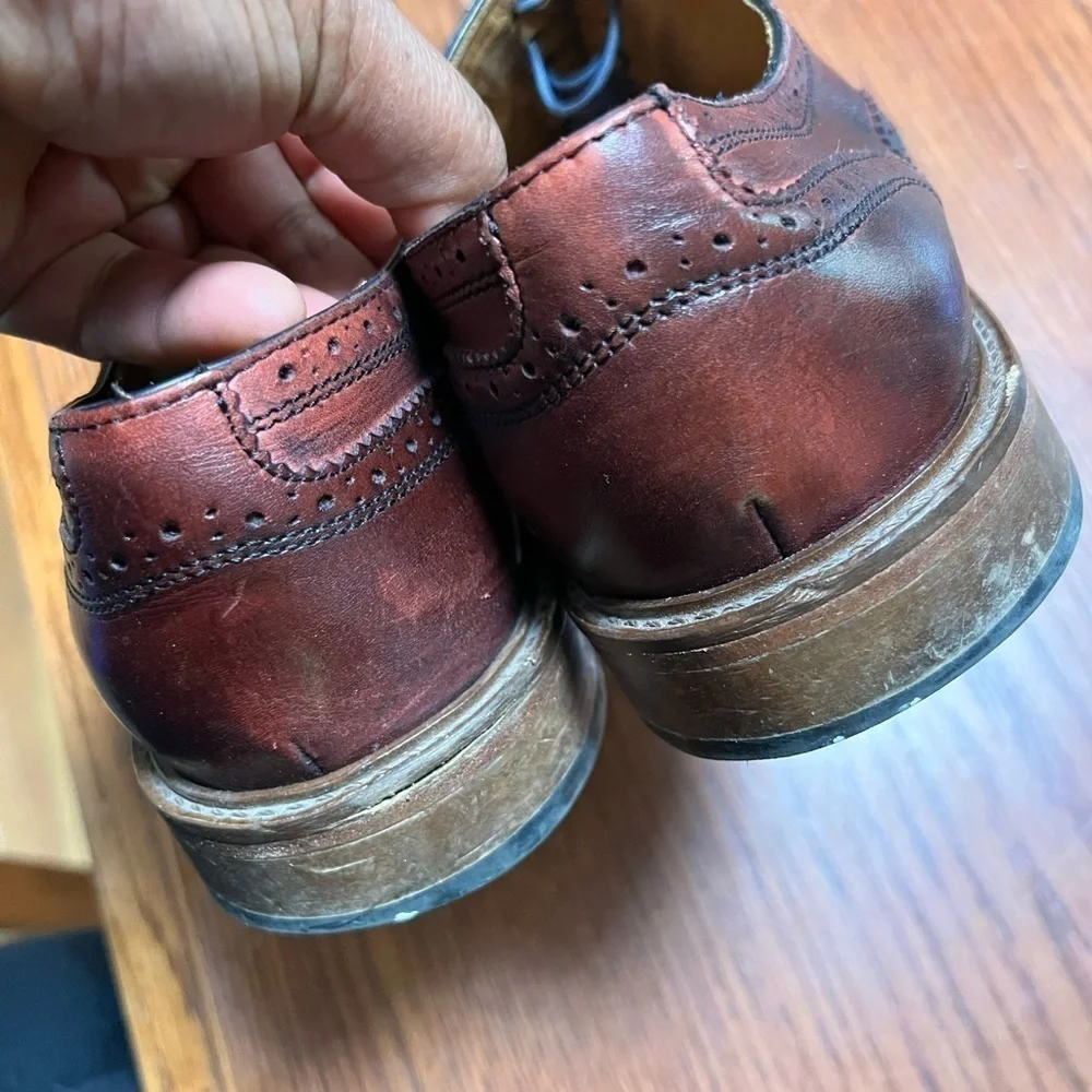 Mercanti fiorentini brown genuine leather shoes size 11.5